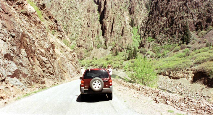 Ich im Black Canyon of the Gunnison (7. Mai)