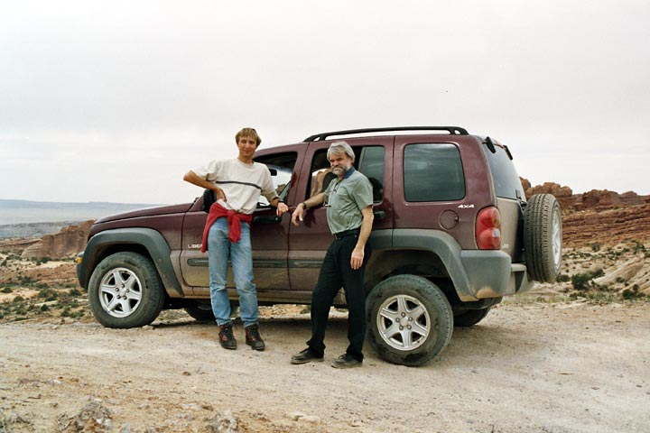 Ich und Herwig im Arches National Park (10. Mai)