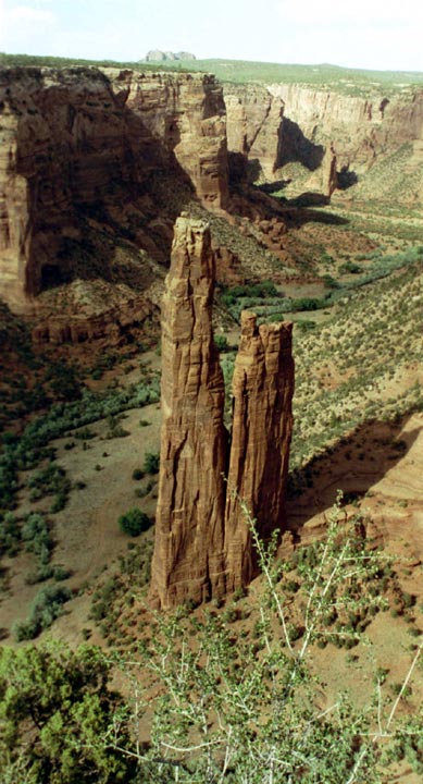 Spider Rock im Canyon De Chelly (15. Mai)