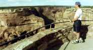 Ich am Face Rock Overlook im Canyon De Chelly National Monument (15. Mai)