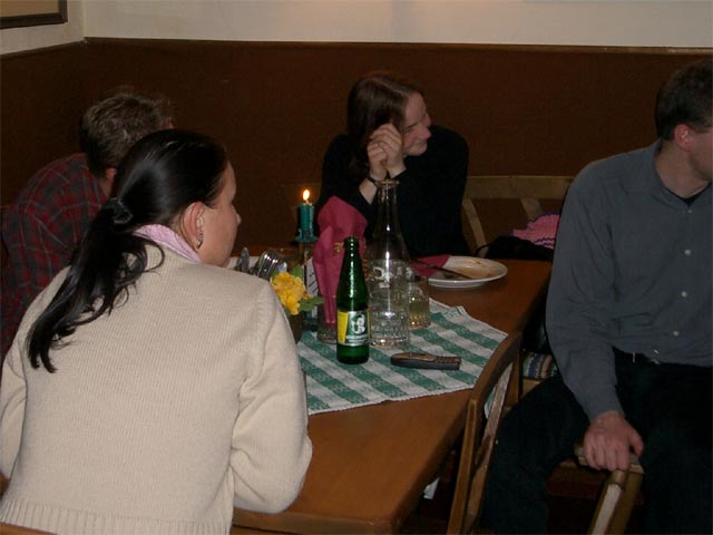 Michael (verdeckt), Bettina, Irene und Andreas