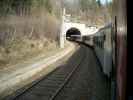 E 1535 bei der Ausfahrt aus dem Wolfsbergkogel-Tunnel