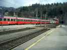 IC 539 bei der Durchfahrt durch den Bahnhof Semmering