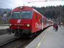 E 1734 bei der Einfahrt in den Bahnhof Semmering