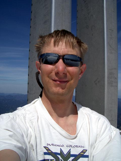 Ich am Klosterwappen, 2.076 m