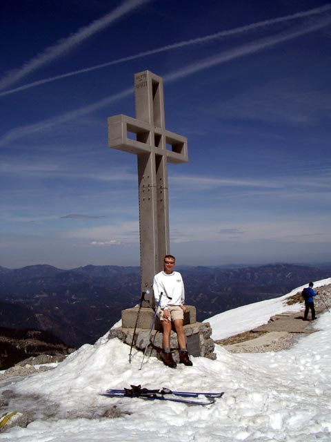 Ich am Klosterwappen, 2.076 m