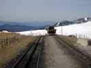 R 4 bei der Ausfahrt aus dem Bahnhof Hochschneeberg