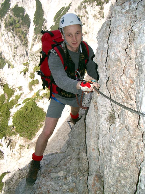 Haidsteig: Christoph vor dem großen Kessel