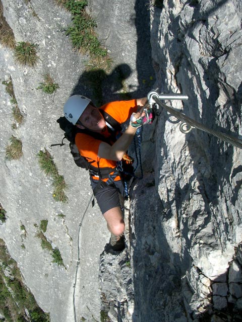 Daniel in der Querung nach der Platte