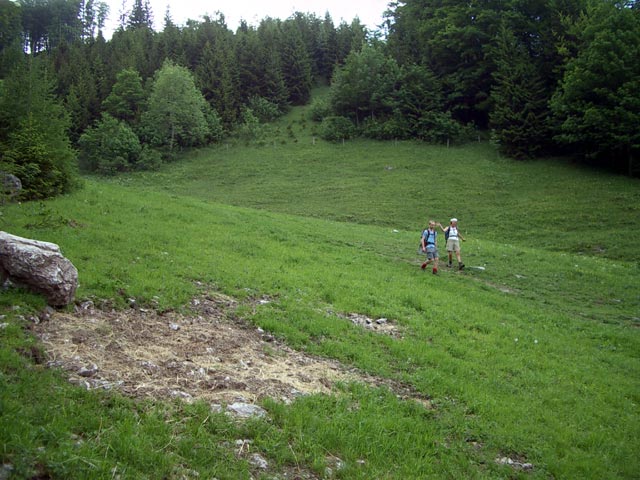 Christoph und Claudia auf der Lahningpiste