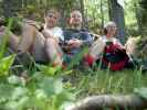 Ich, Christoph und Claudia am nördlichen Grafensteig