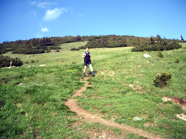 Katrin oberhalb des Schutzhauses (30. Mai)