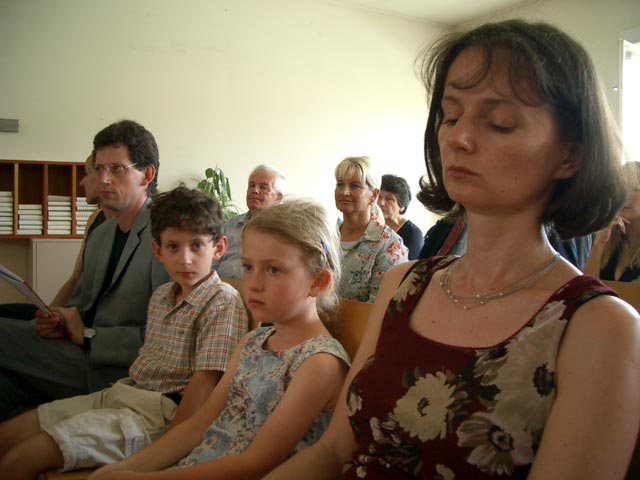 Erwin, Stefan, Michaela, Anita und Maria in der Pfarrkirche Ma. Himmelfahrt