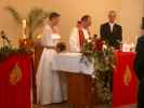 Brigitte und Christian in der Pfarrkirche Ma. Himmelfahrt