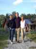 Bettina, Daniel und Doris vor dem Schutzhaus Teichhütte (21. Juni)