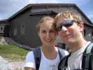 Katrin und ich bei der Fischer Hütte, 2.049 m