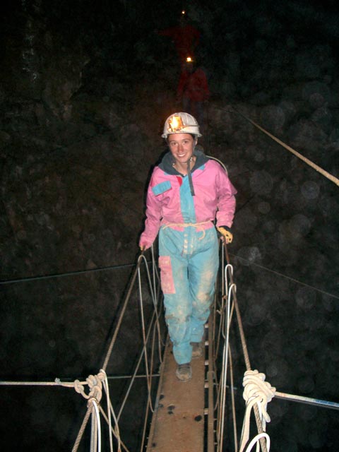 Carmen in der Dachsteinhöhle (18. Juli)