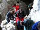 Irene, Michael, Erich, Carmen und Peter beim Eingang der Dachsteinhöhle (18. Juli)