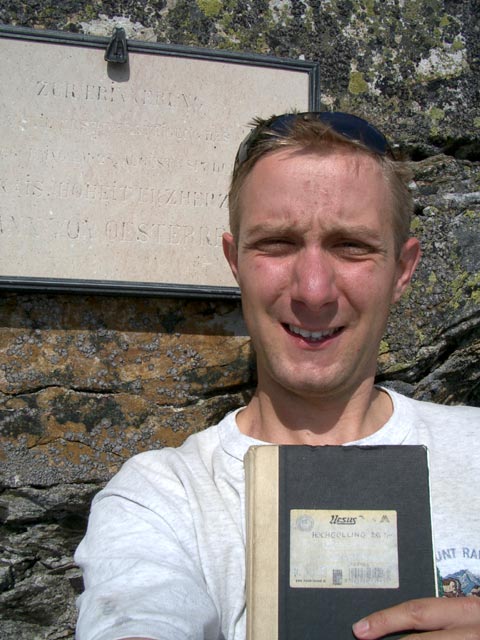 Ich am Hochgolling, 2.862 m (9. Aug.)