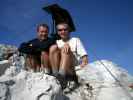 Erich und ich auf der Spitzmauer, 2.442 m (24. Aug.)