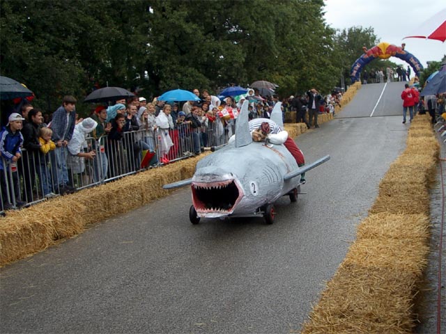 Team 'Shark Attack' im Kurpark Oberlaa
