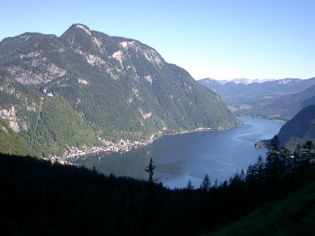 Hühnerkogel, Hallstatt und Hallstätter See