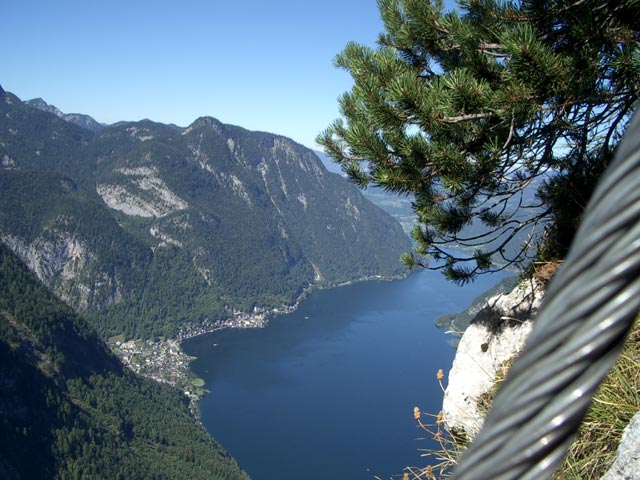 Hallstätter See vom Seewand-Klettersteig aus