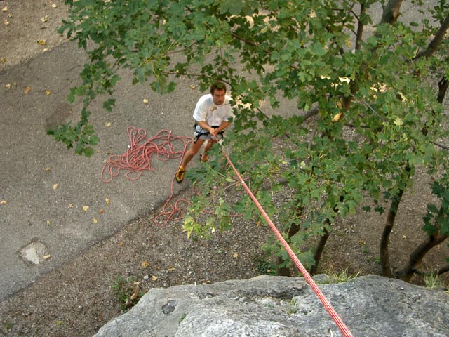 Erich am Fuß des Mödlinger Grats