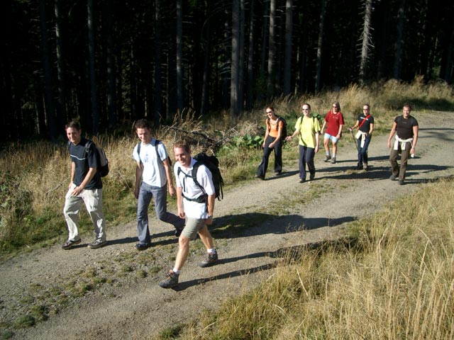 Patrick, Andreas, Daniel, Carmen, Sabine, Doris, Sandra und Wolfgang