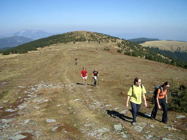 Doris, Sandra, Sabine und Carmen am Umschuß Riegel