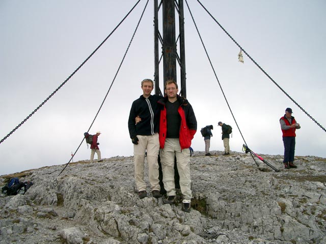 Ich und Erich am Hochschwab, 2.277 m (27. Sep.)