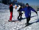 Michael, Carmen und Andreas bei der Bergstation