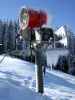 Schneekanone auf der Weltcup-Panorama-Piste