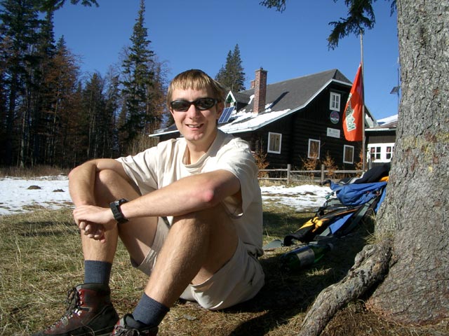 Ich beim Friedrich Haller Haus, 1.250 m