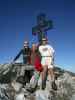 Christoph, Sonja und ich am Krummbachstein, 1.602 m