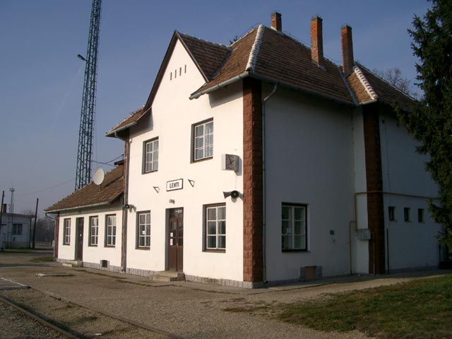 Bahnhof von Lenti (16. Nov.)