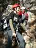 Grafenbergsteig: Carmen und Michael nach der Einstiegsrampe