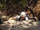 Grafenbergsteig: Michael in der 4. Seillänge