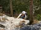 Grafenbergsteig: Michael in der Grafenbergplatte (9. Seillänge)