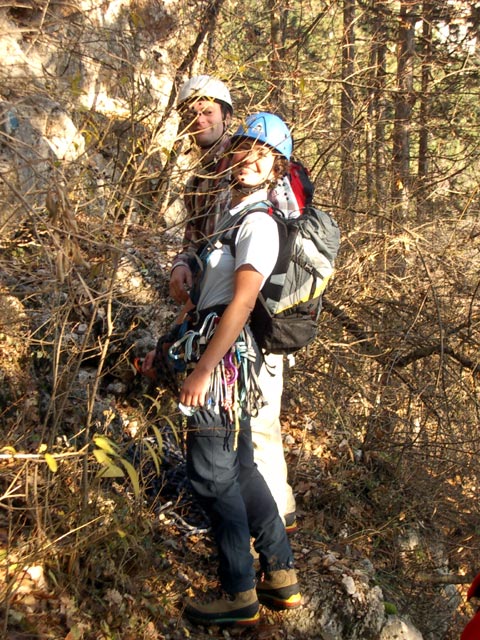 Andreas und Eva am Wandfußsteig