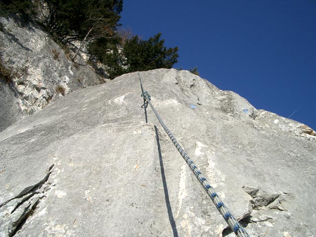 Tirolersteig: Variante der 5. Seillänge