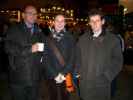 Hans-Christian, Erwin und Katrin am Altwiener Christkindlmarkt