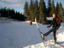 Michael bei der Bergstation des B-Lifts