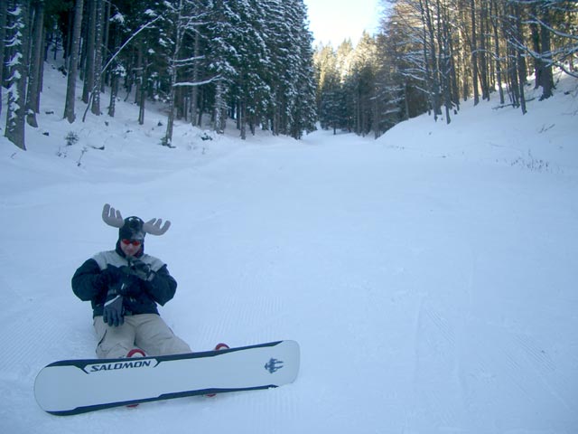 Markus auf der Brachkogelabfahrt