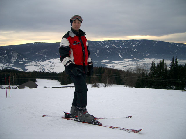 Ich auf der Wetterkreuzabfahrt
