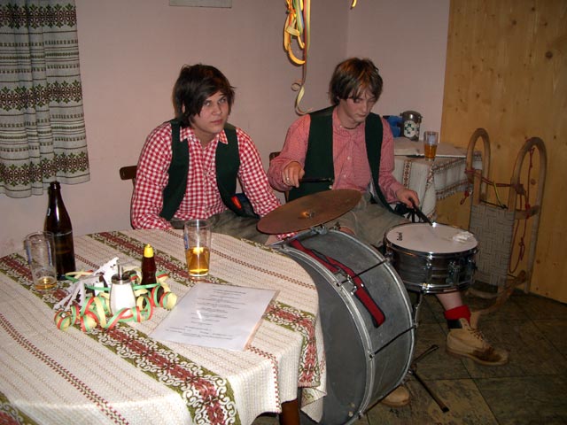 'Die rostigen Sieben' im Alois Günther Haus, 1.782 m (31. Dez.)