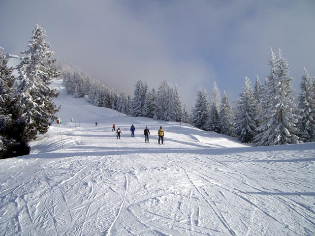 Abfahrt vom Sonntagskogel zur Stra&szlig;-Alm (3. J&auml;n.)