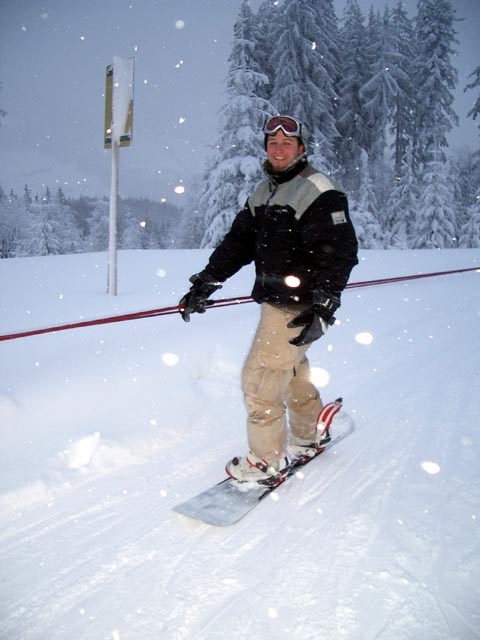 Markus am &Uuml;bungslift Wagrainer H&ouml;he (5. J&auml;n.)