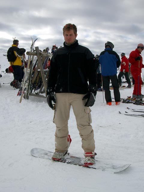 Markus bei der Rauchkopfh&uuml;tte, 1.890 m (8. J&auml;n.)