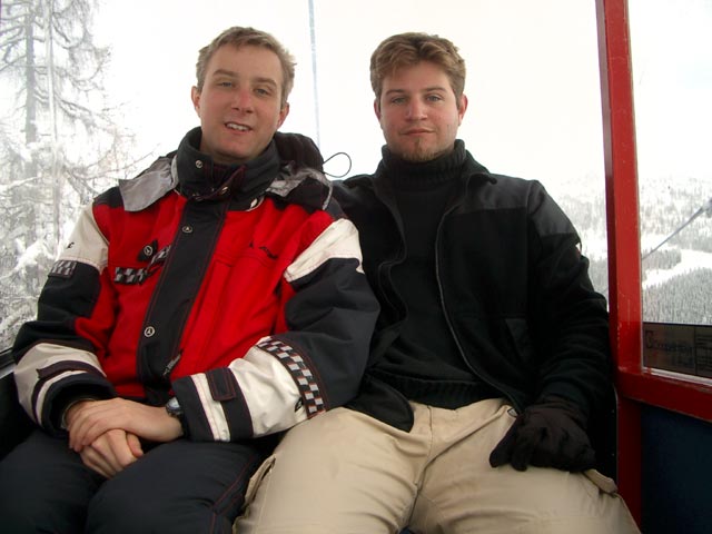 Ich und Markus in der Schwarzwandbahn (8. J&auml;n.)